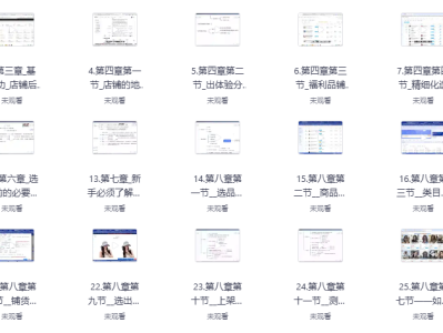直播间收费3680的抖音小店开店陪跑教程